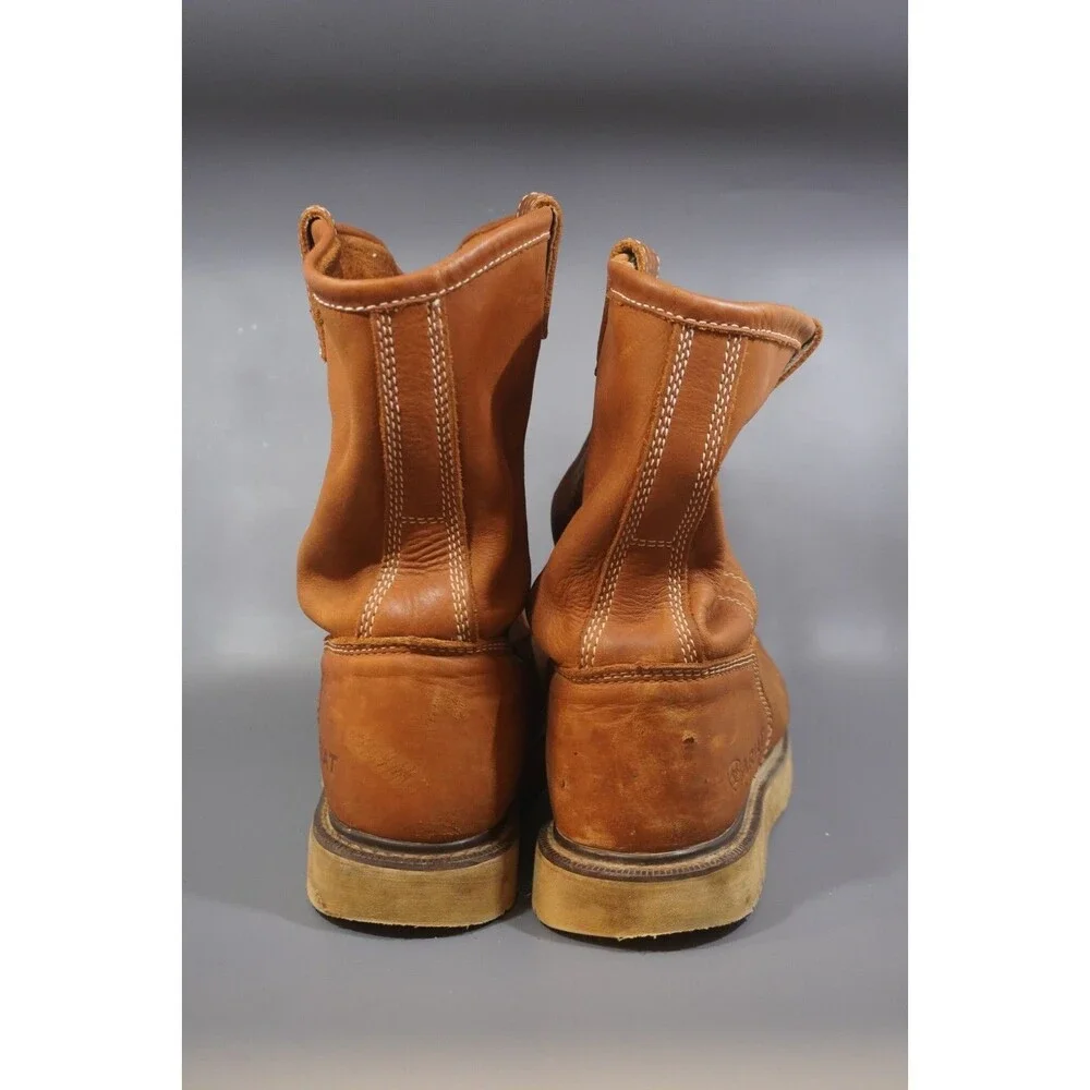 ARIAT Rebar Wedge Pull On Mens Sz 9 EE Wide Waterproof Composite Toe Work Boot